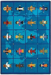 Joy Carpets Kid Essentials Reach Across the World Multi
